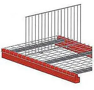 GLOBAL INDUSTRIAL 968642 Pallet Rack Wire Deck Divider, 40D x 18H