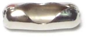 MIDWEST FASTENER 64622 No. 6 x 1/8 Nickel Ball Chain Connectors 50PK