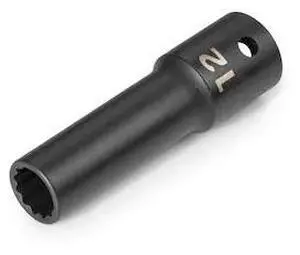 TEKTON SID23312 1/2 Inch Drive x 12 mm Deep 12-Point Impact Socket