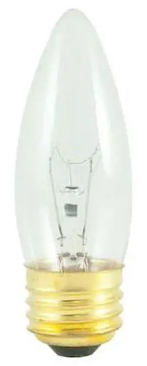BULBRITE 861106 40-Watt B10 Clear Dimmable Warm White Light Incandescent Light