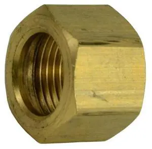 MIDWEST FASTENER 35687 1/2" Brass Compression Nuts 6PK