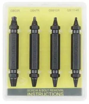 DOTTIE GBKP L.H. Dottie 4-Pc ProExtract-It Bit Kit