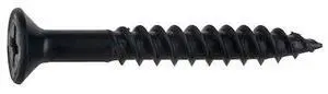 MIDWEST FASTENER 02646 Wood Screw, #10, 1-1/2 in, Black Phosphate Steel Flat MIDWEST FASTENER 02646 Wood Screw, #10, 1-1/2 in, Black Phosphate Steel Flat