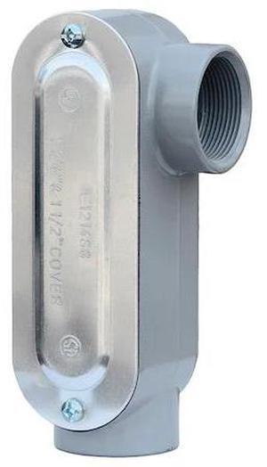 DOTTIE LL100CG L.H. Dottie 1'' LL Threaded Conduit Body w/ Cover & Gasket, 5PK