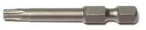 MIDWEST FASTENER 53243 1/4" x 2" T-25 Star Drive Power Bits 25PK