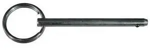 MIDWEST FASTENER 930104 3/16" x 2" Zinc Plated Steel Cotterless Hitch Pins 6PK