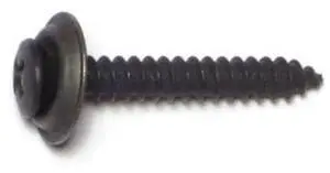 MIDWEST FASTENER 64078 Sheet Metal Screw, #10 x 1-1/4 in, Black Phosphate Steel