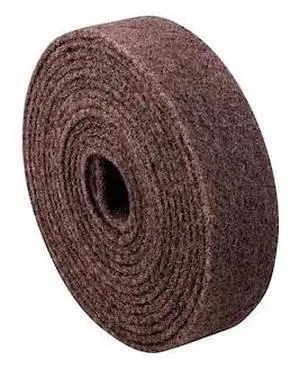 PFERD 43516 4" x 10 yd Non-Voven Shop / Finishing Roll - Aluminum Oxide, 100