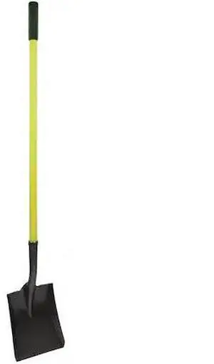 DOTTIE SHS Square Point Shovel, 12 ga #2 Blade, AISI 1055 Carbon Steel Blade,