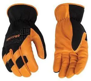 KINCO 104-L Buffalo, Synthetic, Black/Tan, L, 1 PR