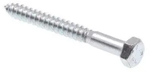 PRIME-LINE 9055705 Hex Lag Screw 5/16in X 3in A307 Grade A Zinc Plated Steel PRIME-LINE 9055705 Hex Lag Screw 5/16in X 3in A307 Grade A Zinc Plated Steel