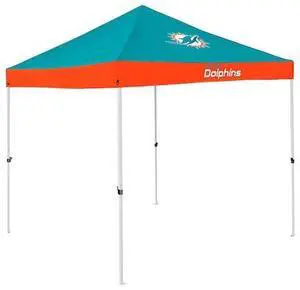 LOGO BRANDS 617-39E-1A Miami Dolphins Economy Canopy