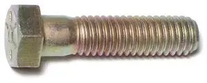 MIDWEST FASTENER 00695 Grade 8, 3/8"-16 Hex Head Cap Screw, Zinc Yellow Steel,