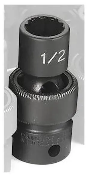 GREY PNEUMATIC 1116U 3/8" Drive, 1/2 Size, SAE Socket, 12 Points,