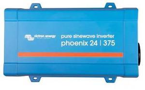 VICTRON ENERGY PIN483750500 Power Inverter, Pure Sine Wave, 700 W Peak, 375 W