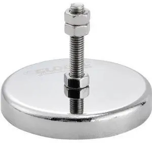 GLOBAL INDUSTRIAL 320760 Ceramic Mount-It Magnet w/ Attached Screw & Nuts, 35