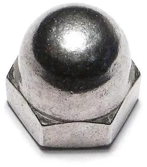 MIDWEST FASTENER 33806 Acorn Nut, 1/2"-20, 18-8 Stainless Steel, 4 PK