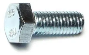 MIDWEST FASTENER 50443 Class 8.8, M8-1.25 Hex Head Cap Screw, Zinc Plated