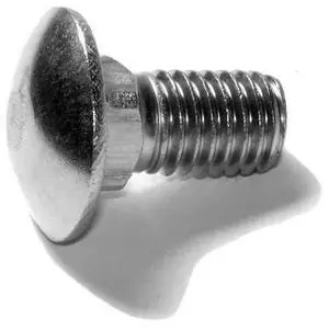 MIDWEST FASTENER 78921 Carriage Bolt, Square Neck, 13 (Coarse), 1 in L, 18-8