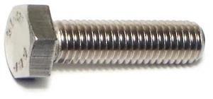 MIDWEST FASTENER 55170 M8-1.25 Hex Head Cap Screw, 18-8 Stainless Steel, 30 mm