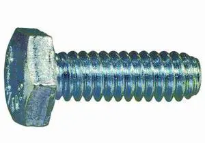 MIDWEST FASTENER 00252 Grade 5, 1/4"-20 Hex Head Cap Screw, Zinc Plated Steel,