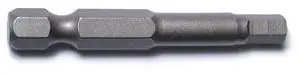 MIDWEST FASTENER 72428 1/4" x 2" 3/16" Hex Socket Power Bits 3PK