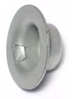 MIDWEST FASTENER 61148 3/8" Zinc Plated Steel Washer Cap Push Nuts 20PK