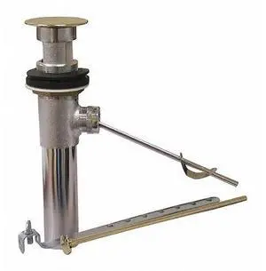 JONES STEPHENS P35002 Pop-Up Lavatory Assembly,Polished Brass