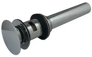KINGSTON BRASS EV6001 Brass, Bathroom Sink Drain, Push Pop-Up Drain