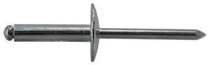MIDWEST FASTENER 53954 Blind Rivet, Large Flanged Head, 3/16 in Dia., 1/2 in L,