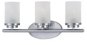 MAXIM 10213FTSN Corona 3-Light 19.25" Wide Satin Nickel Vanity Light