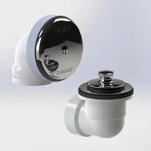 WATCO 601-LT-PVC-CP 601 Series Sch. 40 PVC Bath Waste Half Kit w-Lift-Turn Bath