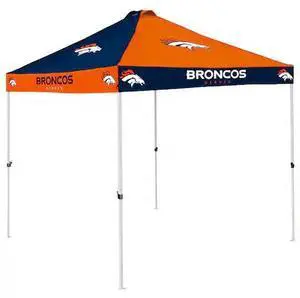LOGO BRANDS 610-42C Denver Broncos Checkerboard Canopy