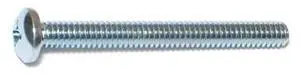 MIDWEST FASTENER 07365 1/4"-20 x 2-1/2 in Phillips Pan Machine Screw, Zinc