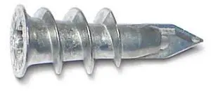 MIDWEST FASTENER 09748 Screw Anchor, 1-1/4" L, Steel, 100 PK