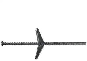 MIDWEST FASTENER 04087 Toggle Bolt, 4" L, Steel, 50 PK