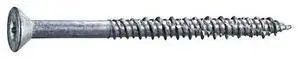 TORQUEMASTER 54553 Masonry Screw, 1/4" Dia., Flat, 3 1/4 in L, Stainless Steel