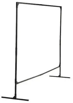 WILSON 36336 19-Guage Steel Tubing, 6 ft L., 6 W., 6 H., Black
