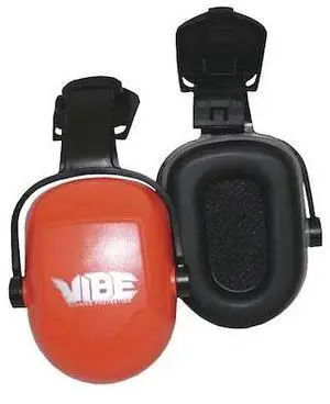 JACKSON SAFETY 20776 Hard Hat Mounted Ear Muffs, 22 dB, H70 Vibe, Orange