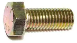 MIDWEST FASTENER 00747 Grade 8, 5/8"-11 Hex Head Cap Screw, Zinc Yellow Steel,