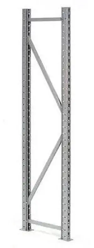 GLOBAL INDUSTRIAL 23CP2472 Upright Frame, Steel, 24D X 72H