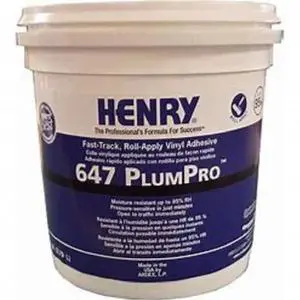 HENRY 647 1 GAL Henry 647 PlumPro Fast-Track, Roll-Apply Vinyl Adhesive 1 GAL