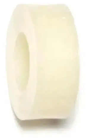 MIDWEST FASTENER 65828 Round Spacer, Nylon, 3/8 in Overall Lg, 1/2 in Inside