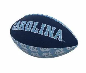 LOGO BRANDS 185-93MR-3 North Carolina Repeating Mini-Size Rubber Football
