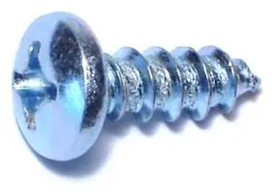 MIDWEST FASTENER 03255 Sheet Metal Screw, #12 x 5/8 in, Zinc Plated Steel Pan