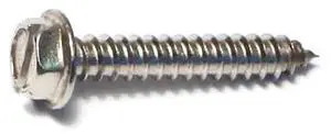 MIDWEST FASTENER 08173 Sheet Metal Screw, #8 x 1 in, 18-8 Stainless Steel Hex