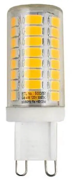 MAXIM BL4G9CL120V30 4 Watt LED G9 Base 120 Volt 3000 Kelvin Clear Bulb