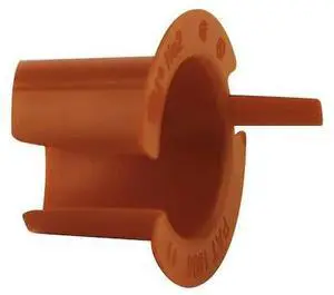 DOTTIE 3 Conduit Fitting Bushing, 1/2 in, Push-On, Nylon, Red