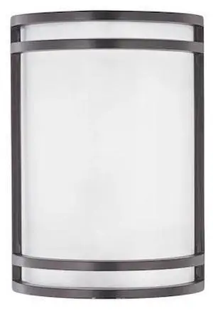 MAXIM 55538WTBZ Linear LED 1-Light 7" Wide Bronze Outdoor Wall Sconce