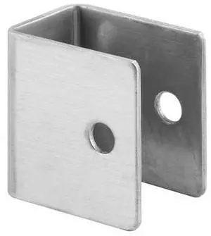 PRIME-LINE 656-8205 U-bracket, For 1-1/4 in. Panels, Stainless Steel, Satin
